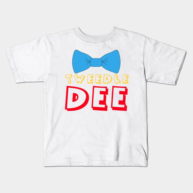 Tweedle Dee Kids T-Shirt by yaney85